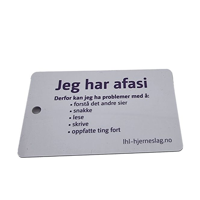 Hovedbilde Plastkort LHL jeg har afasi